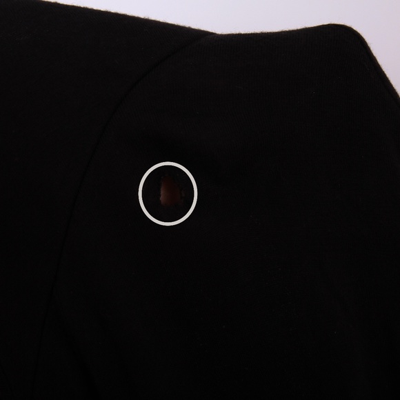 Armani Exchange Deep V-Neckline Dress with Hoodie - Picture 6 of 6